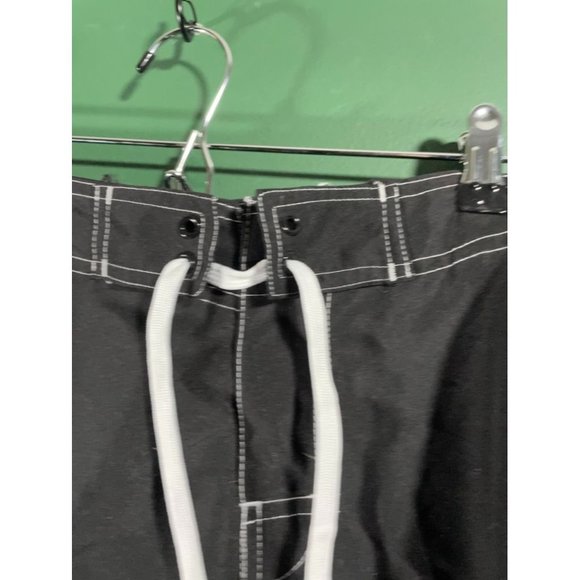 Swimsuits for all - Boys Black Board Shorts with Pink Floral Print - Size 18 - Picture 4 of 6